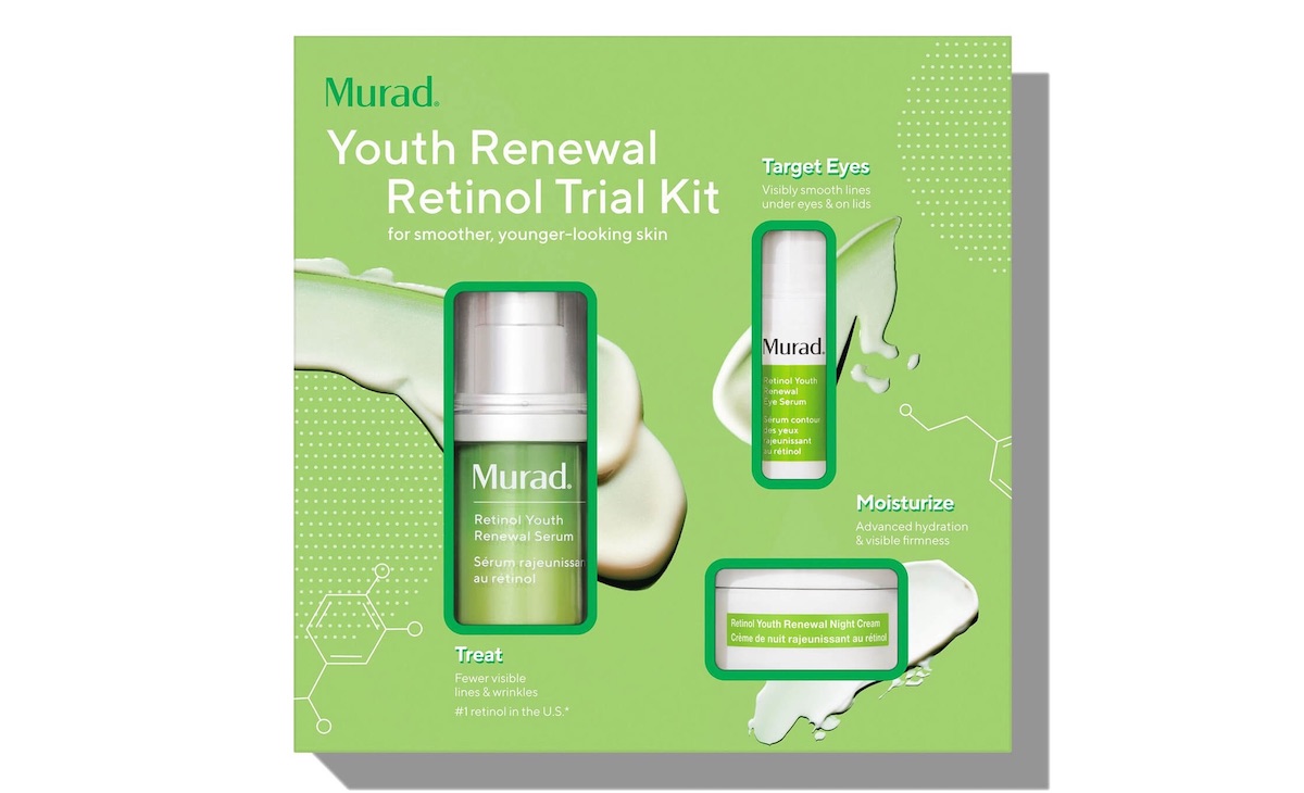 Murad 慕拉得视黄醇青春修护套装 含脸部精华 眼部精华和晚霜,到手93欧,原价94.95欧!特价!