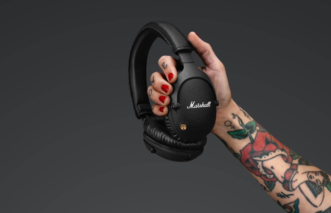 马歇尔 Marshall Monitor II 蓝牙降噪耳机 黑色 头戴式 主动降噪 45小时续航,到手149欧,原价299欧!