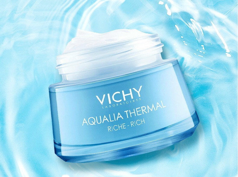 Vichy 薇姿温泉矿物保湿水活霜 滋润型 50ml 补水保湿面霜 大干皮,到手16欧,原价22.95欧!特价!