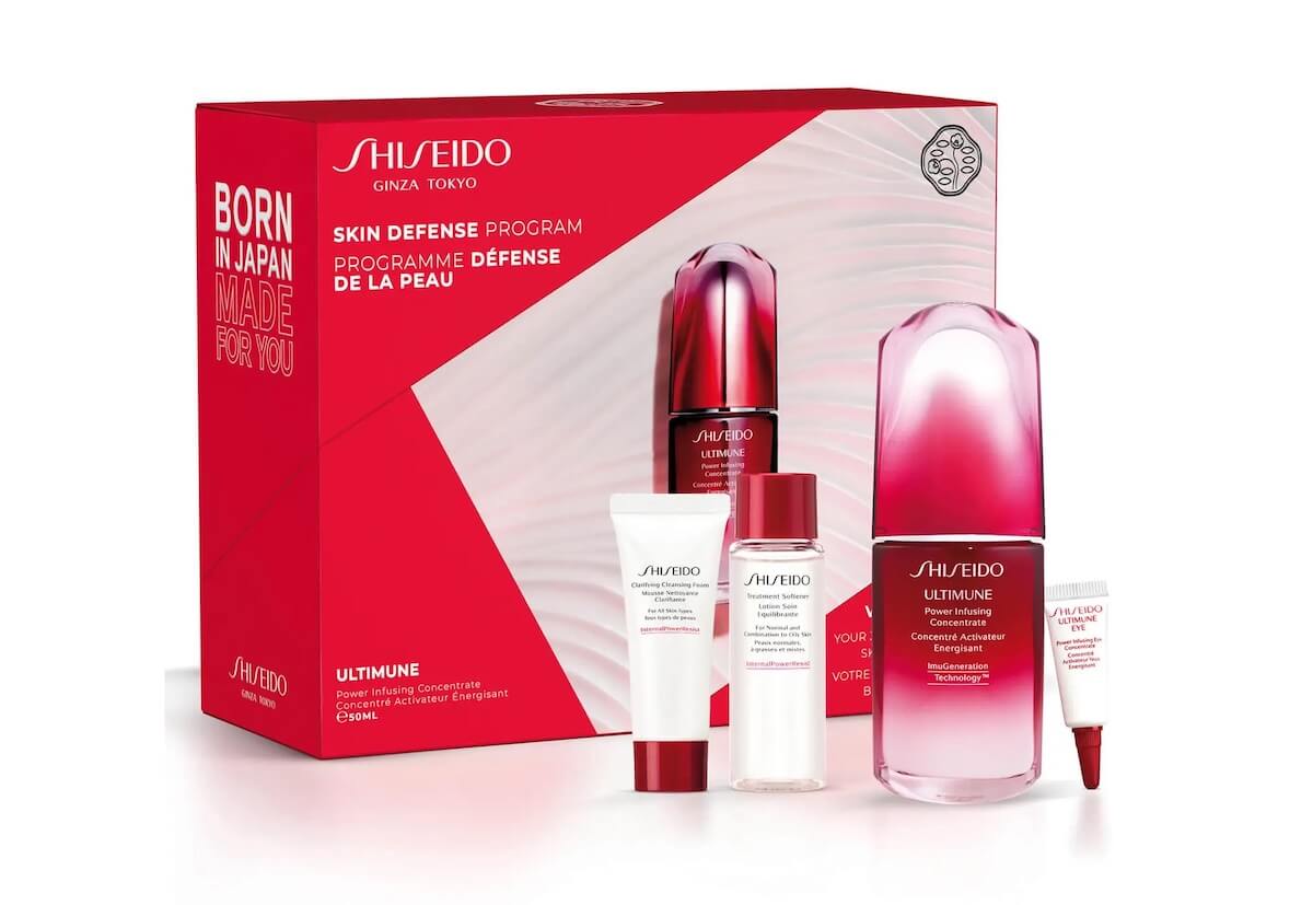 Shiseido 资生堂红腰子精华超值套装 红腰子正装+眼部精华+爽肤水+洁面,到手59.46欧,原价178.45欧!!