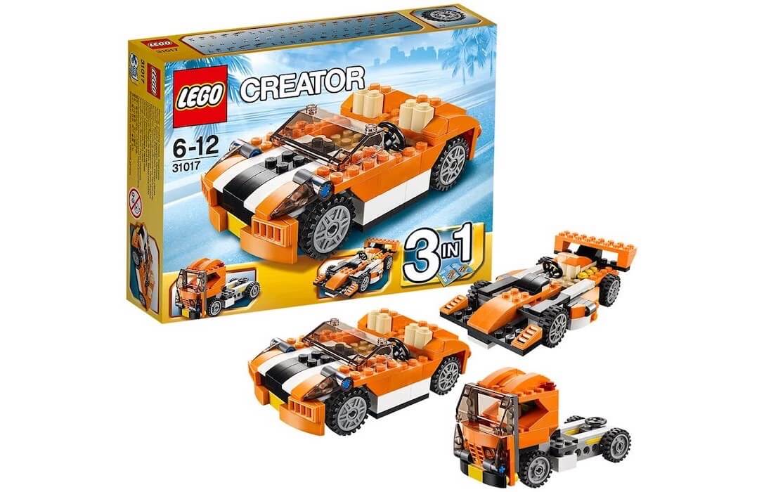 乐高创意百变系列 LEGO Creator 31017 橙色跑车，到手20.62欧，原价34.94欧！