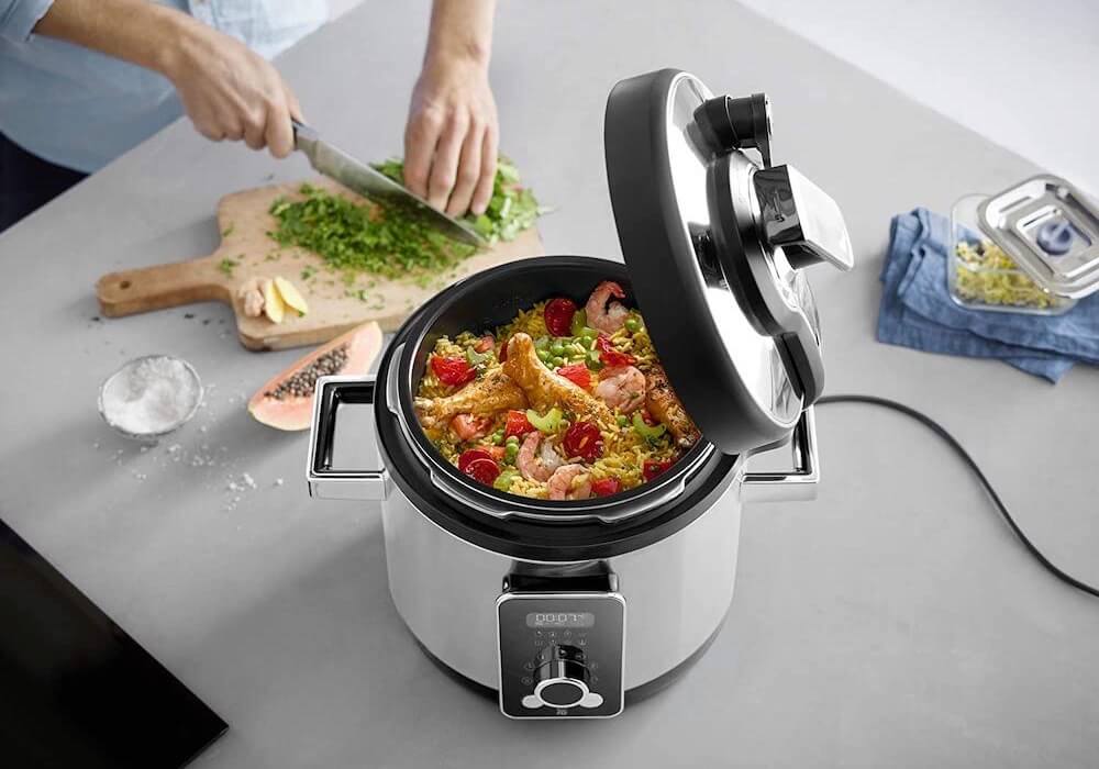 福腾宝 WMF Lono 八合一多功能电压力锅 6升 高压锅 电饭锅 蒸锅 慢炖锅 1100W,到手149欧,原价179.99欧!