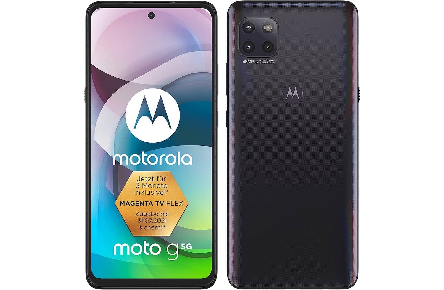 MOTOROLA moto g 5G plus 智能手机 4GB/64GB 蓝色  6.7寸FHD+显示屏 骁龙765，到手179.99欧，原价299.99欧！