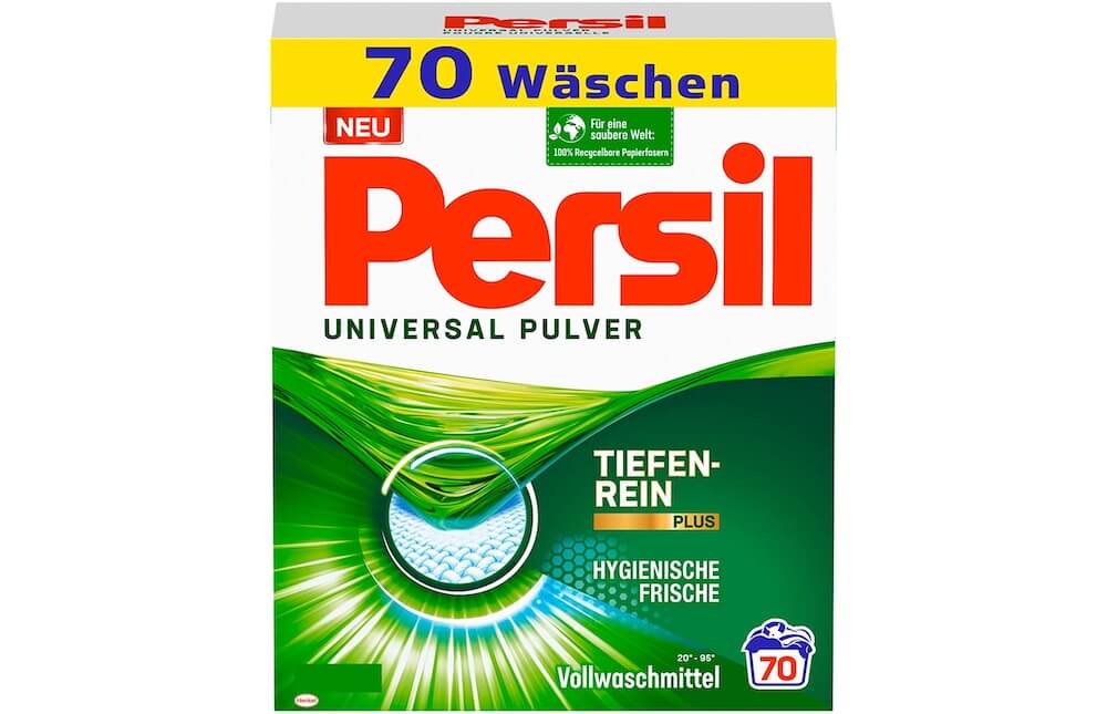 宝莹 Persil Universal 全效洗衣粉 70次洗涤量超大包装 深度清洁技术,到手10.46欧,原价17.99欧!