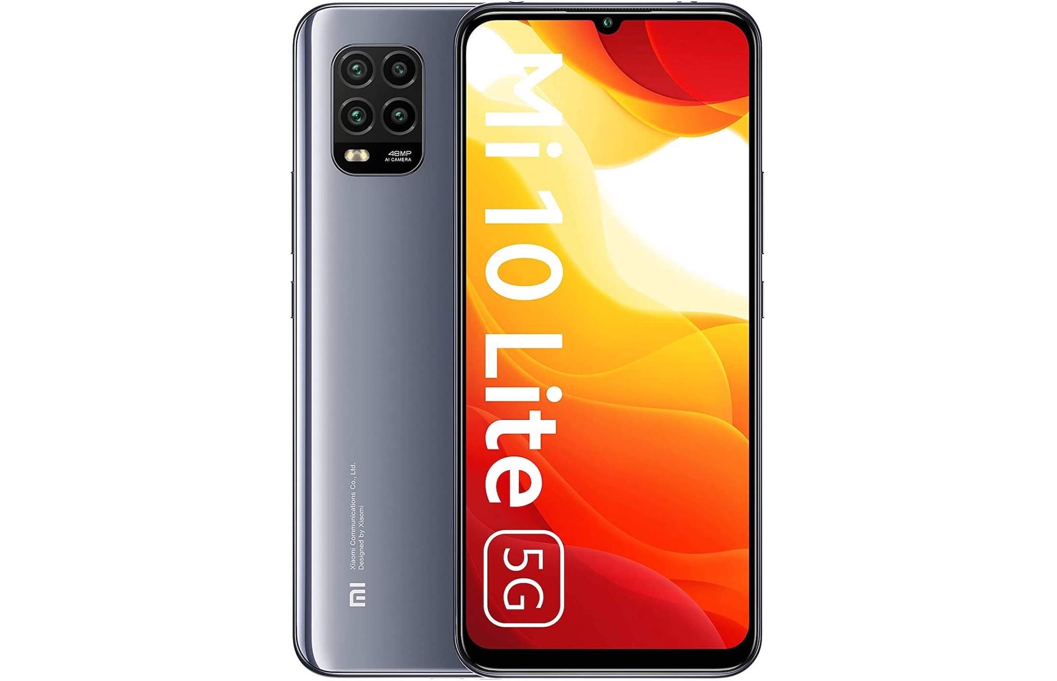 小米10 Lite 青春版 6GB/128GB 深空灰 6.57寸AMOLED水滴屏 骁龙765G 后置四摄 屏下指纹，到手235.9欧，原价349欧！！