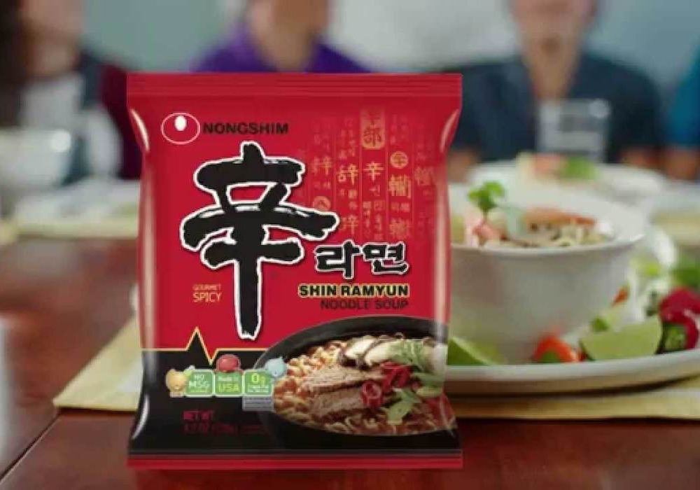 农心 Nong Shim 辛拉面 不含味精 超级筋道 6袋装，本周买五付四，到手5.88欧，原价7.35欧！！