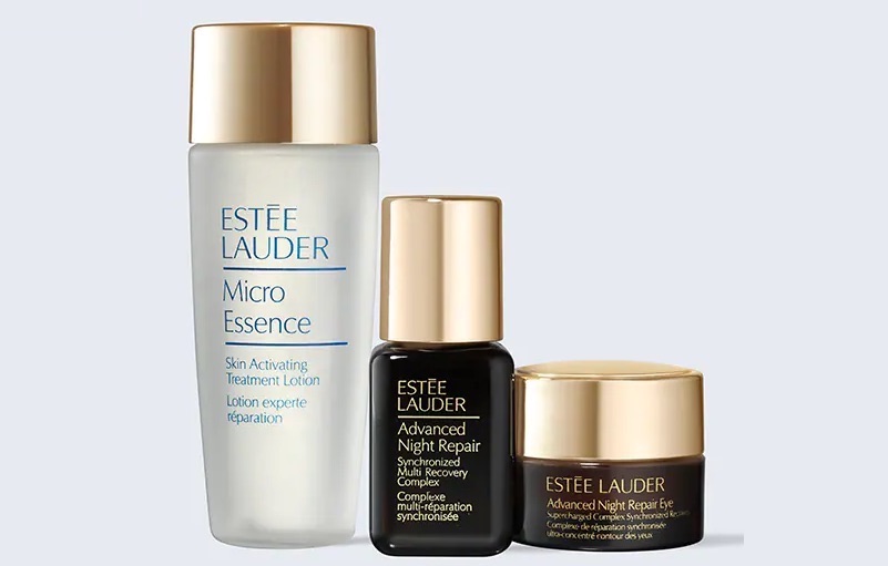 Estée Lauder 雅诗兰黛 微精华小棕瓶3件套  微精华+小棕瓶+眼霜，到手30欧，原价49欧！！