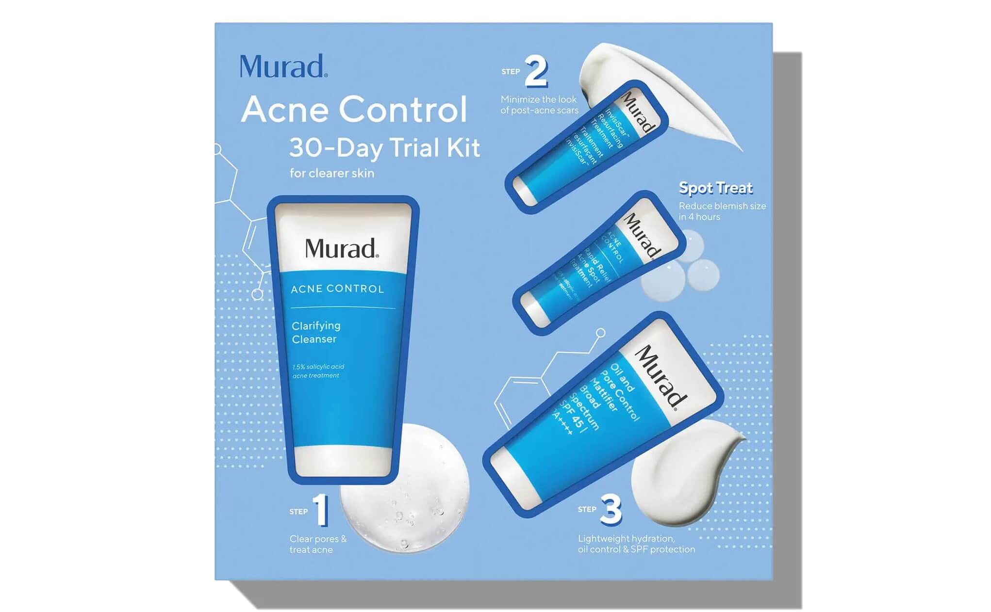 Murad 慕拉得清痘净肤系列30天套装 痘痘救星,到手33.61欧,原价54.95欧!!