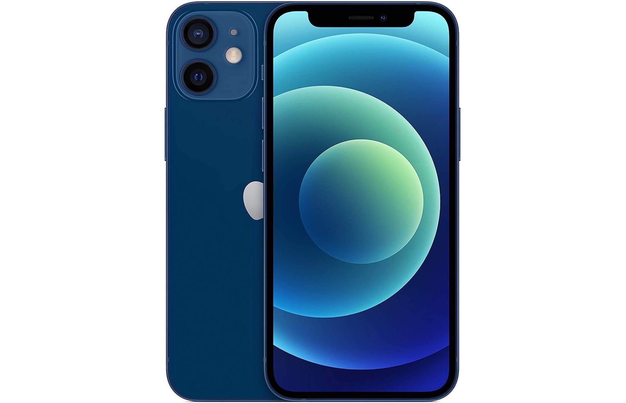 苹果 Apple iPhone 12 mini 蓝色 128GB 5.4寸OLED屏幕 A14处理器 支持5G,到手672.45欧,原价849欧!