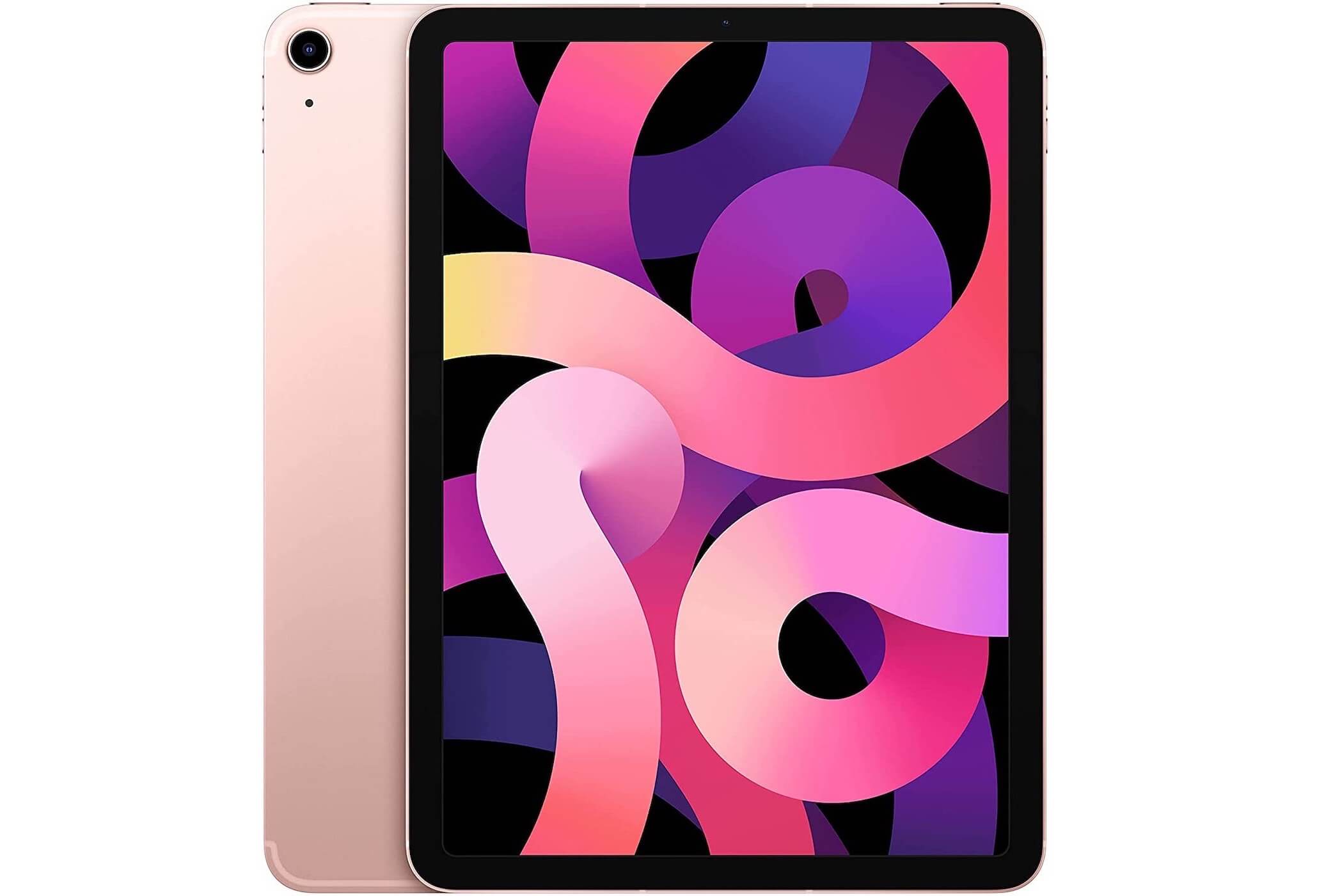 苹果 Apple iPad Air 2020款平板电脑 10.9寸 A14仿生芯片 64GB WiFi+4G版 玫瑰金，到手609欧，原价789欧！