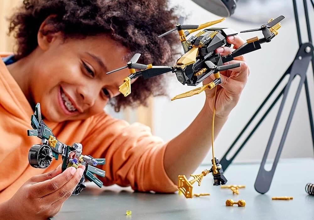 乐高漫威 LEGO 76195 Marvel 蜘蛛侠无人机大对决 适合7+年龄，到手10.59欧，原价14.99欧！特价！