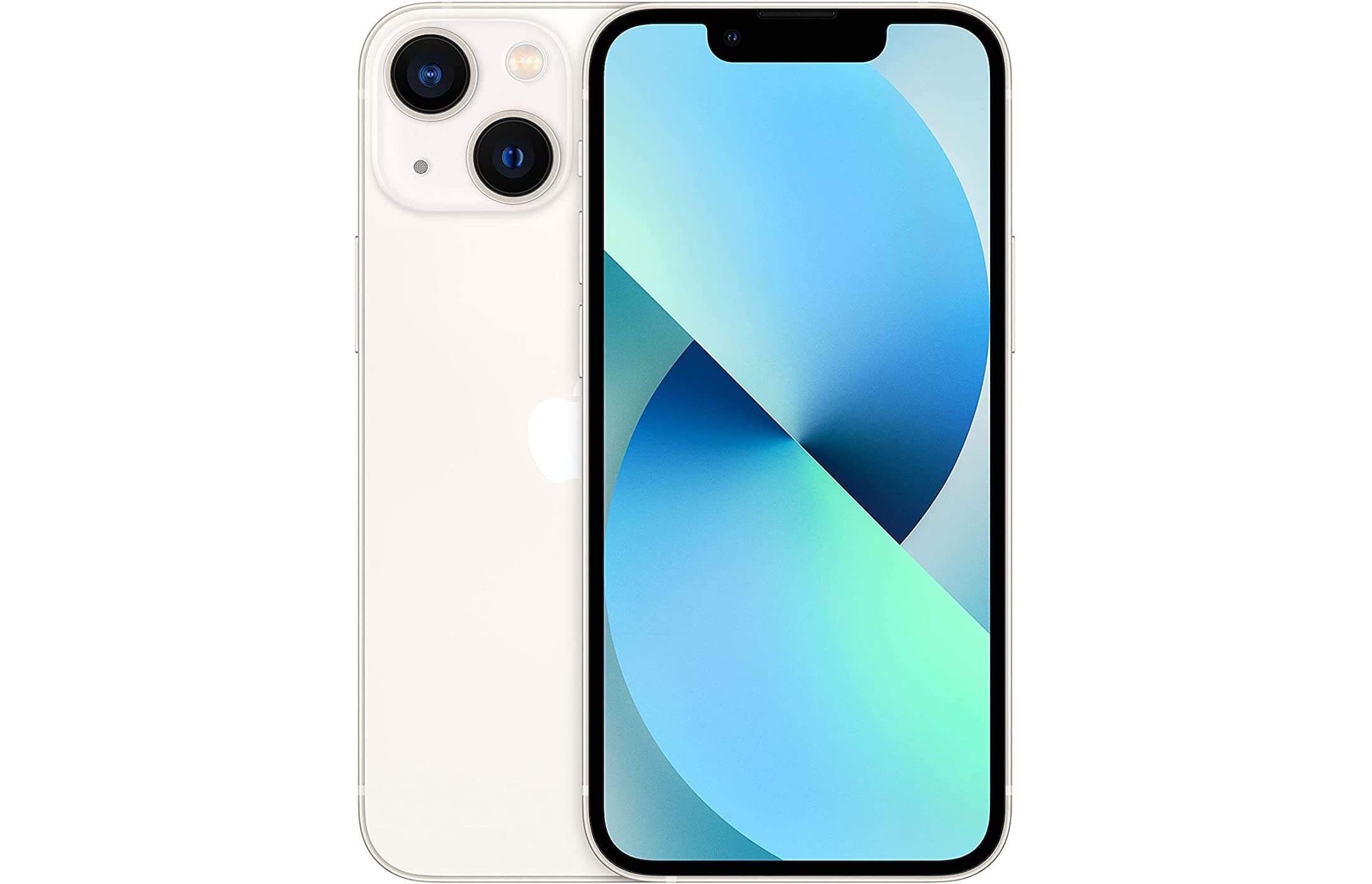 苹果 Apple iPhone 13 Mini 白色 256GB A15芯片,到手825欧,原价919欧!