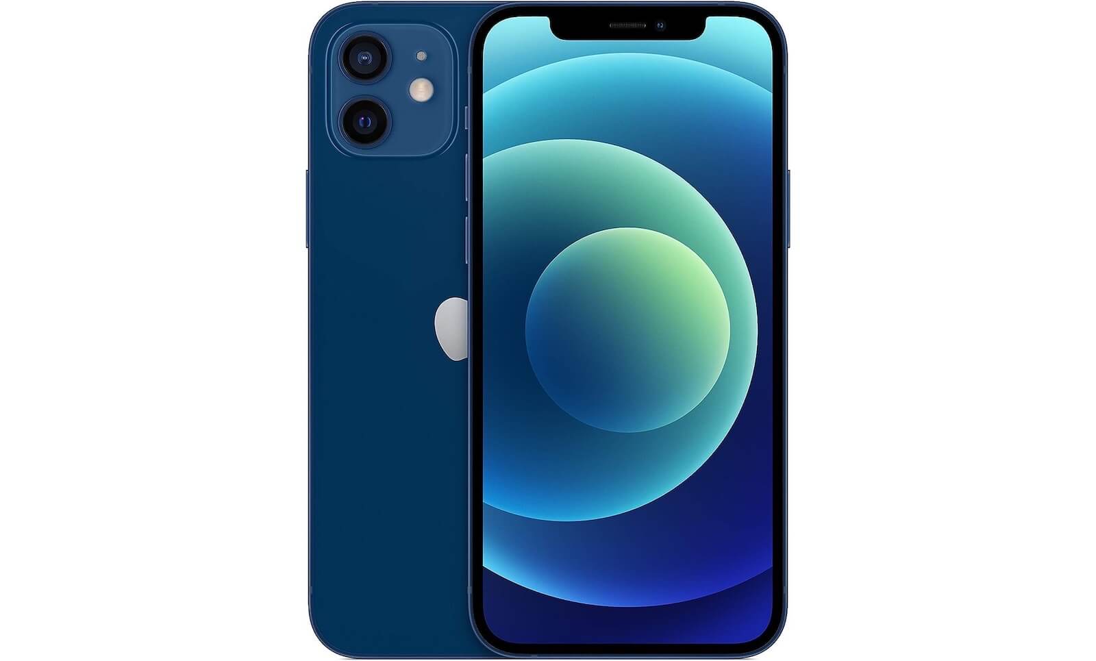 苹果 Apple iPhone 12 智能手机 蓝色版 256GB 6.1寸OLED屏幕 A14处理器 支持5G,到手799.98欧,原价969欧!