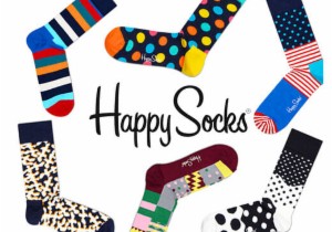 有一个骚包的袜子叫 Happy Socks 5.8折!6双袜子到手30.9欧,原价59.95欧!