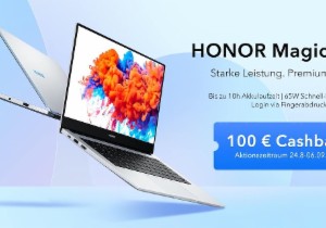 荣耀MagicBook特价+100欧返现活动！ MagicBook 14寸 Ryzen 5 3500U/8GB/256GB 银色版，到手483欧，原价599欧！！