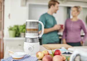 飞利浦安怡 Philips Avent SCF875/02 蒸菜搅拌四合一辅食机，原价164.99欧，到手87.99欧！