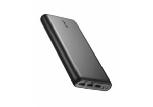 Anker PowerCore 26800mAh Power Bank Externer Akku Doppelt Input Ladeport  Schwarz